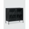 Graydon Living Rectangular Metal Cabinet Coffee & Side Tables