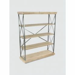 Graydon Living Industrial 5-Tier Storage Shelf Storage & Organization