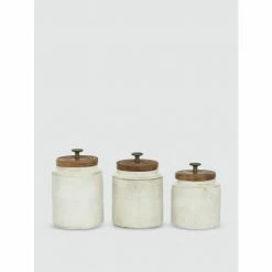 Graydon Living Ceramic Canisters, Set Of 3 Serveware