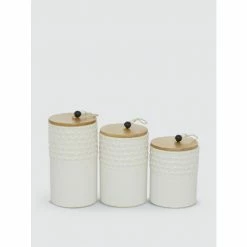 Graydon Living Stone Ware Canisters, Set Of 3 Knives & Cutting Boards