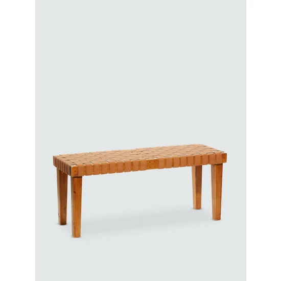 Graydon Living Leather Bench Coffee & Side Tables