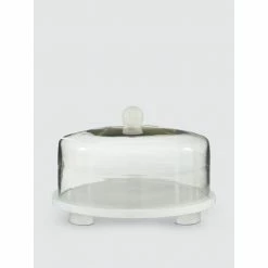 Graydon Living Marble Glass Cloche Serveware