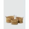 Graydon Living Braided Wicker Baskets - Set Of 3 Decorative Accents