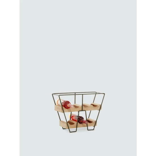Graydon Living Industrial Metal Wine Rack Storage & Organization