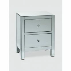 Graydon Living Mirrored Side Table Coffee & Side Tables