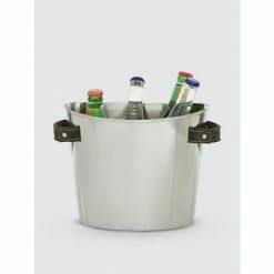 Graydon Living Wine Bucket With Leather Handles Serveware