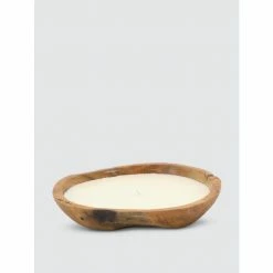 Graydon Living Teak Candle Bowl Candles & Home Fragrances