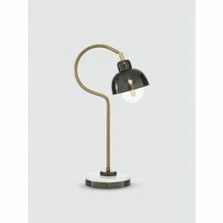 Graydon Living Metal Marble Question Mark Desk Lamp Lighting & Mirrors