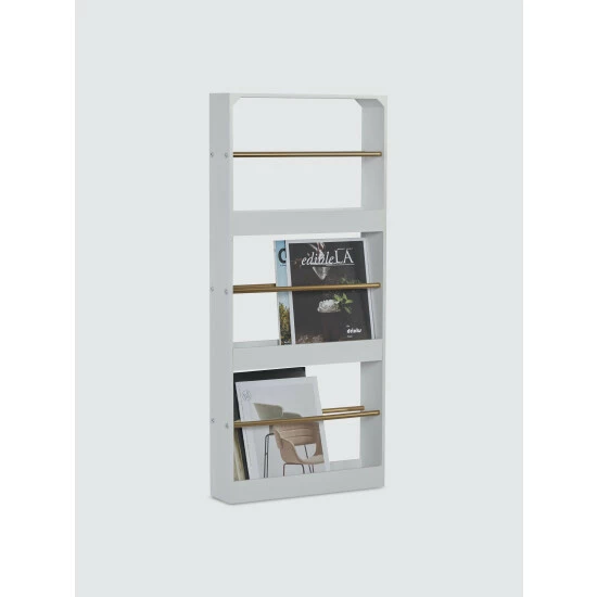 Graydon Living Wall-Mounted Magazine Rack Storage & Organization