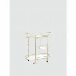 Graydon Living Metal Bar Cart Coffee & Side Tables