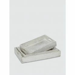 Graydon Living Wooden Trays, Set Of 3 Decorative Accents