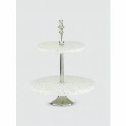 Graydon Living Two Tiered Terrazzo Serving Tray Serveware