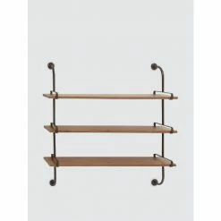 Graydon Living Industrial Wall Shelf Storage & Organization