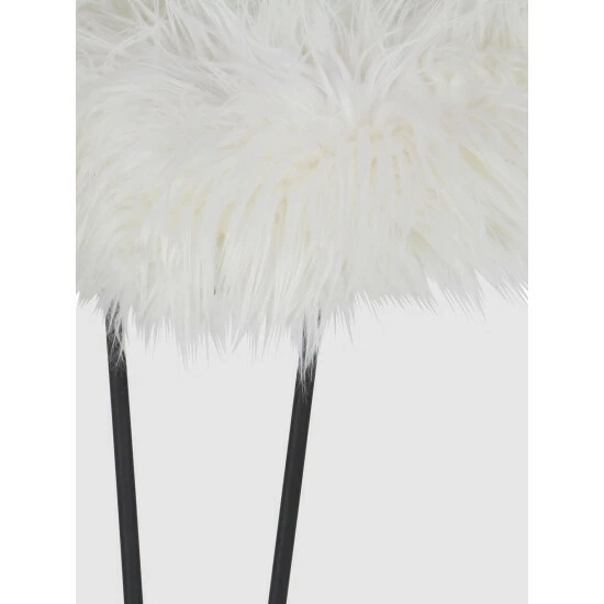 Graydon Living Faux Fur Stool Stools & Benches - Image 2