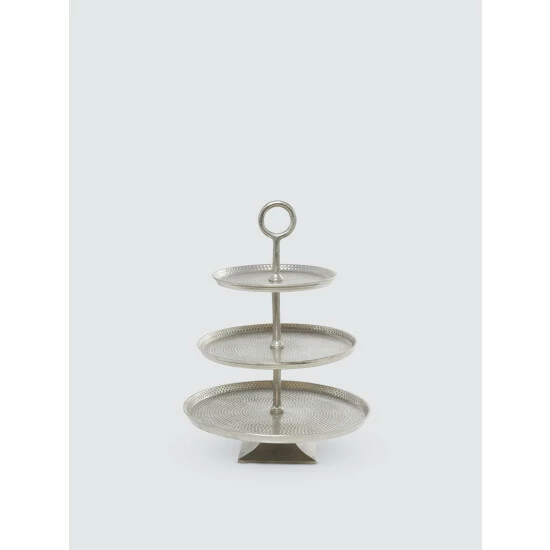Graydon Living 3-Tier Hammered Cake Stand Storage & Organization - Image 2