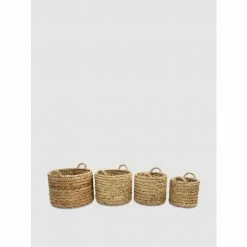 Graydon Living Braided Nesting Baskets, Set Of 4 Storage & Organization
