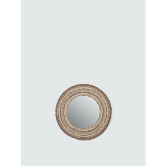 Graydon Living Wicker Wall Mirror Decorative Accents