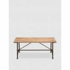 Graydon Living Fir Wood And Metal Bench Stools & Benches