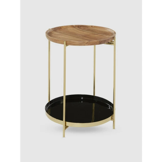 Graydon Living Mixed Media Tray Table Coffee & Side Tables - Image 2