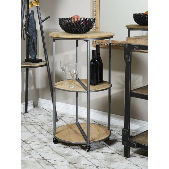 Graydon Living Collapsible Bar Cart Storage & Organization - Image 3