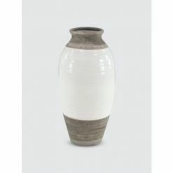 Graydon Living Two-Tone Stoneware Vase Decorative Accents
