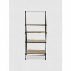 Graydon Living 4-Tier Ladder Bookshelf Storage & Organization