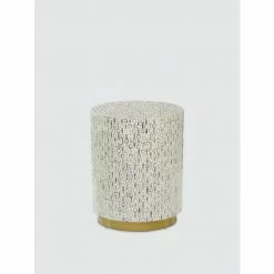 Graydon Living Inlay Round Accent Table Coffee & Side Tables