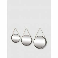 Graydon Living Jute Rope Mirrors, Set Of 3 Decorative Accents