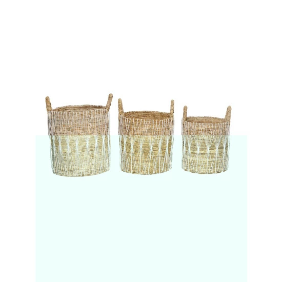 Graydon Living Diamond-Weave Baskets, Set Of 3 Storage & Organization - Image 2