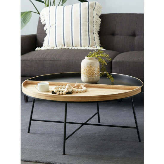 Graydon Living Two-Toned Coffee Table Coffee & Side Tables - Image 3
