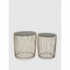 Graydon Living Wire Accent Tables, Set Of 2 Coffee & Side Tables