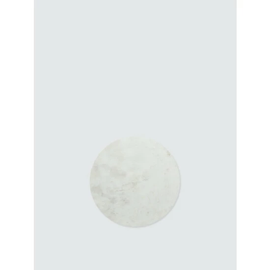 Graydon Living Round Wood And Marble Accent Table Coffee & Side Tables - Image 2