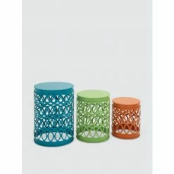 Graydon Living Color Pop Accent Tables, Set Of 3 Coffee & Side Tables