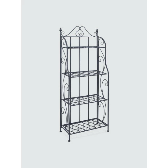 Graydon Living 4-Tier Scrolled Baker’s Rack Storage & Organization