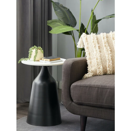 Graydon Living Marble Accent Table Coffee & Side Tables - Image 3