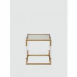 Graydon Living Square Glass End Table Coffee & Side Tables