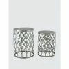 Graydon Living Industrial Weave Side Tables, Set Of 2 Coffee & Side Tables