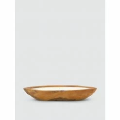 Graydon Living Teakwood Candle Boat Candles & Home Fragrances