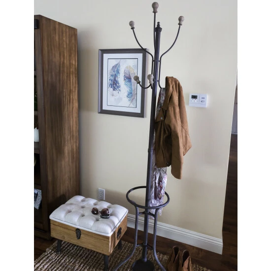 Graydon Living Industrial Coat Rack Storage & Organization - Image 2