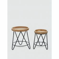 Graydon Living Tray Accent Tables, Set Of 2 Coffee & Side Tables