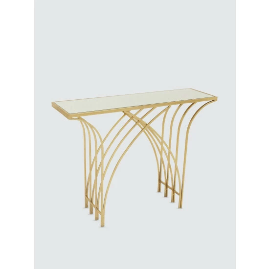 Graydon Living Gold Console Table Coffee & Side Tables - Image 2