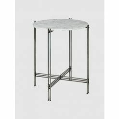 Graydon Living Metal And Marble Accent Table Coffee & Side Tables