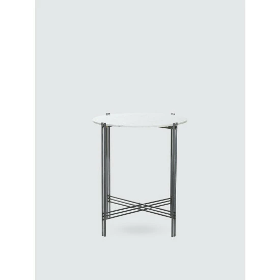Graydon Living Metal And Marble Accent Table Coffee & Side Tables - Image 2