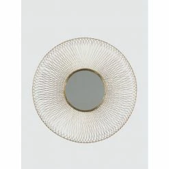 Graydon Living Geometric Round Wall Mirror Decorative Accents