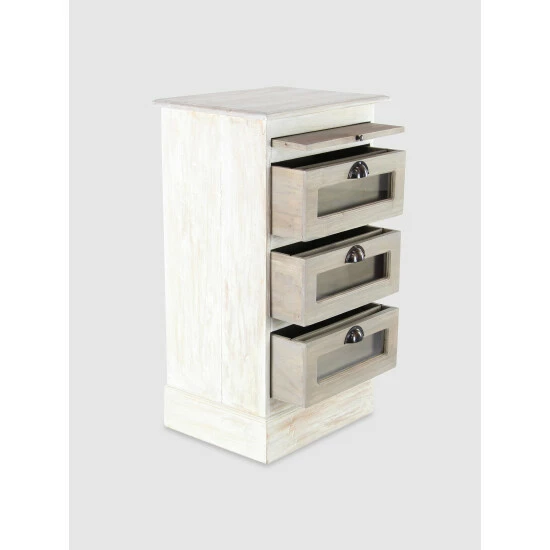 Graydon Living 3-Drawer Cabinet Side Table Coffee & Side Tables - Image 2