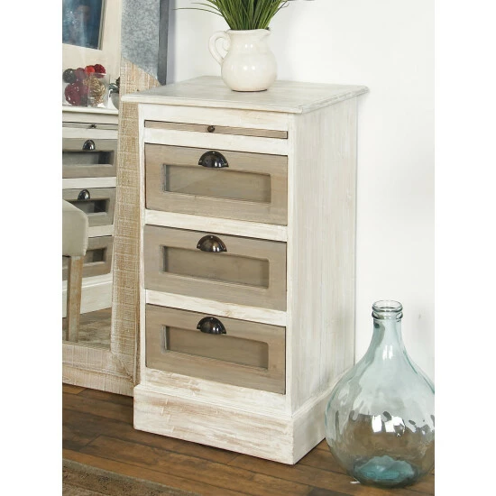 Graydon Living 3-Drawer Cabinet Side Table Coffee & Side Tables - Image 3