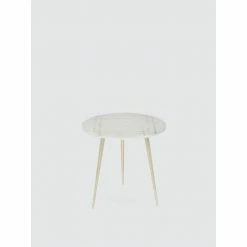 Graydon Living Round Marble Accent Table Coffee & Side Tables