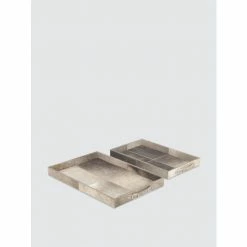 Graydon Living Executive Leather Trays, Set Of 2 Decorative Accents