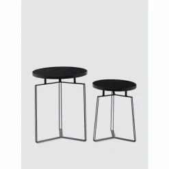 Graydon Living Geometric Tripod Accent Tables, Set Of 2 Coffee & Side Tables