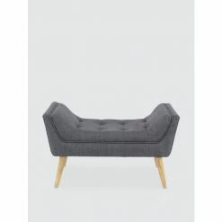 Graydon Living Tufted U-Shaped Bench Coffee & Side Tables
